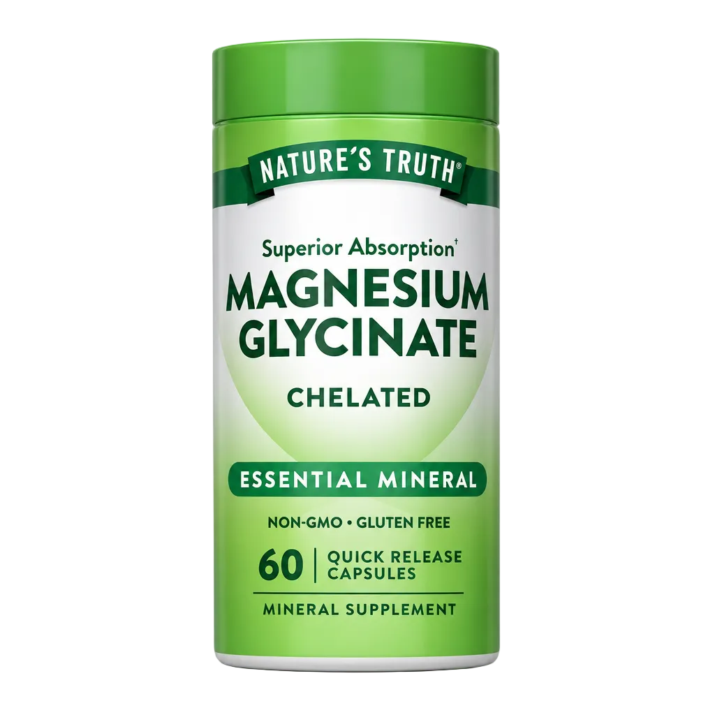 Nature's Truth Magnesium Glycinate Chelated 60 Capsules