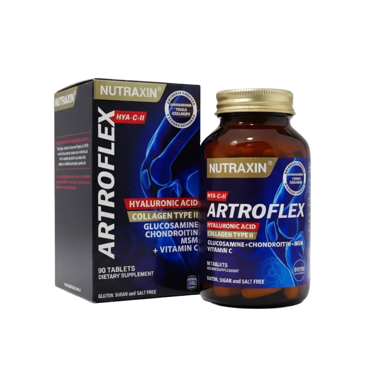 Nutraxin Artroflex HYA-C-II 90 Tablets - 100% Original Imported Joint Supplement | MyVitaminHub
