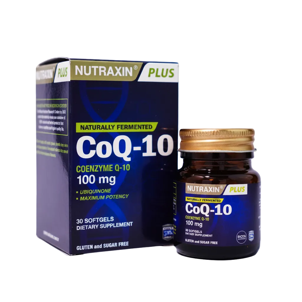 Nutraxin Plus CoQ-10 100mg 30 Softgels - 100% Original Imported Supplement | MyVitaminHub

