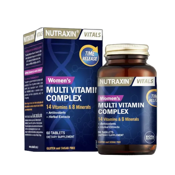 Nutraxin Vitals Women's Multi Vitamin Complex 60 Tablets - 100% Original Imported Supplement | MyVitaminHub
