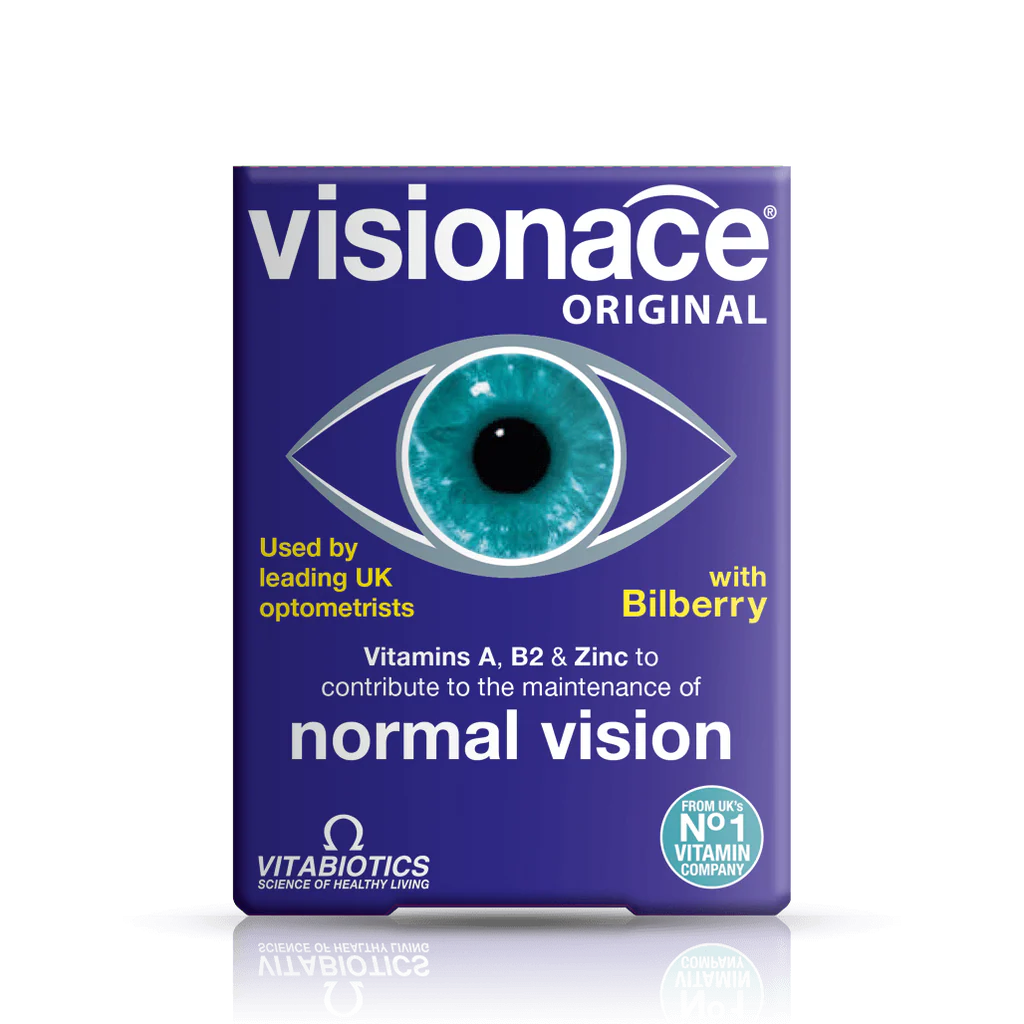 Vitabiotics Visionace Original 30 Tablets - 100% Original Imported UK Eye Health Supplement | MyVitaminHub

