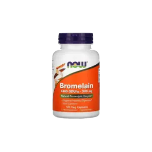 Now Bromelain 2400 GDU/g 500 mg 120 Capsules