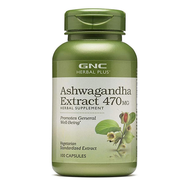 GNC Herbal Plus Ashwagandha 470mg