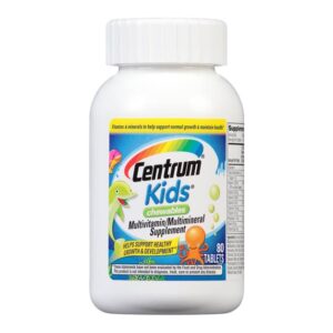 Centrum Kids Multivitamin 80 Chewable Tablets