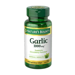 Nature's Bounty Garlic 1000mg 100 Softgels