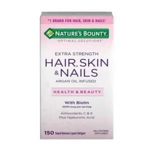 Nature's Bounty Hair, Skin & Nails Extra Strength 150 Softgels