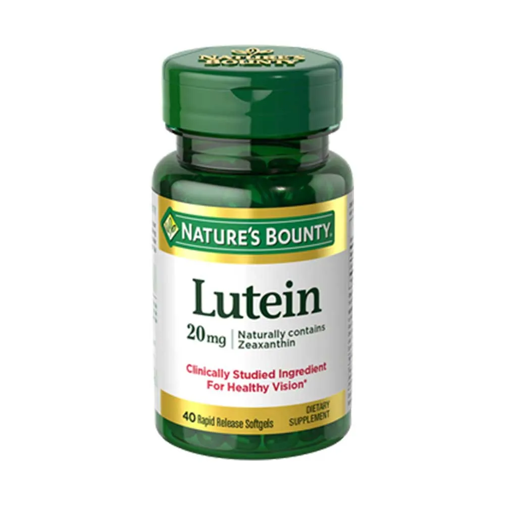 Nature's Bounty Lutein 20mg 40 softgels