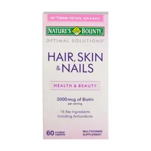 Nature's Bounty Hair ,Skin & Nail 3000mcg 60 Caplets