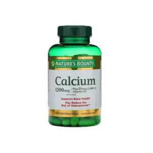 Nature's Bounty Calcium 1200mg Plus 25 mcg (1000IU) Vitamin D3 120 Softgels