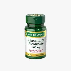 Nature's Bounty Chromium Picolinate 800 mcg 50 tablets
