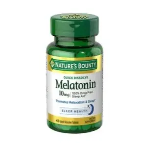 Nature's Bounty Melatonin 10 mg Sleep Health 45 Capsules