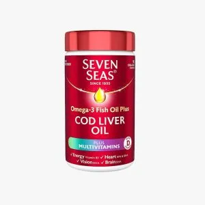 Seven Seas Cod Liver Oil Omega-3 Fish Oil Plus Multivitamins 90 Capsules
