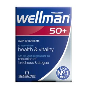 Vitabiotics Wellman Health and Vitality 50+ 30 Tablets